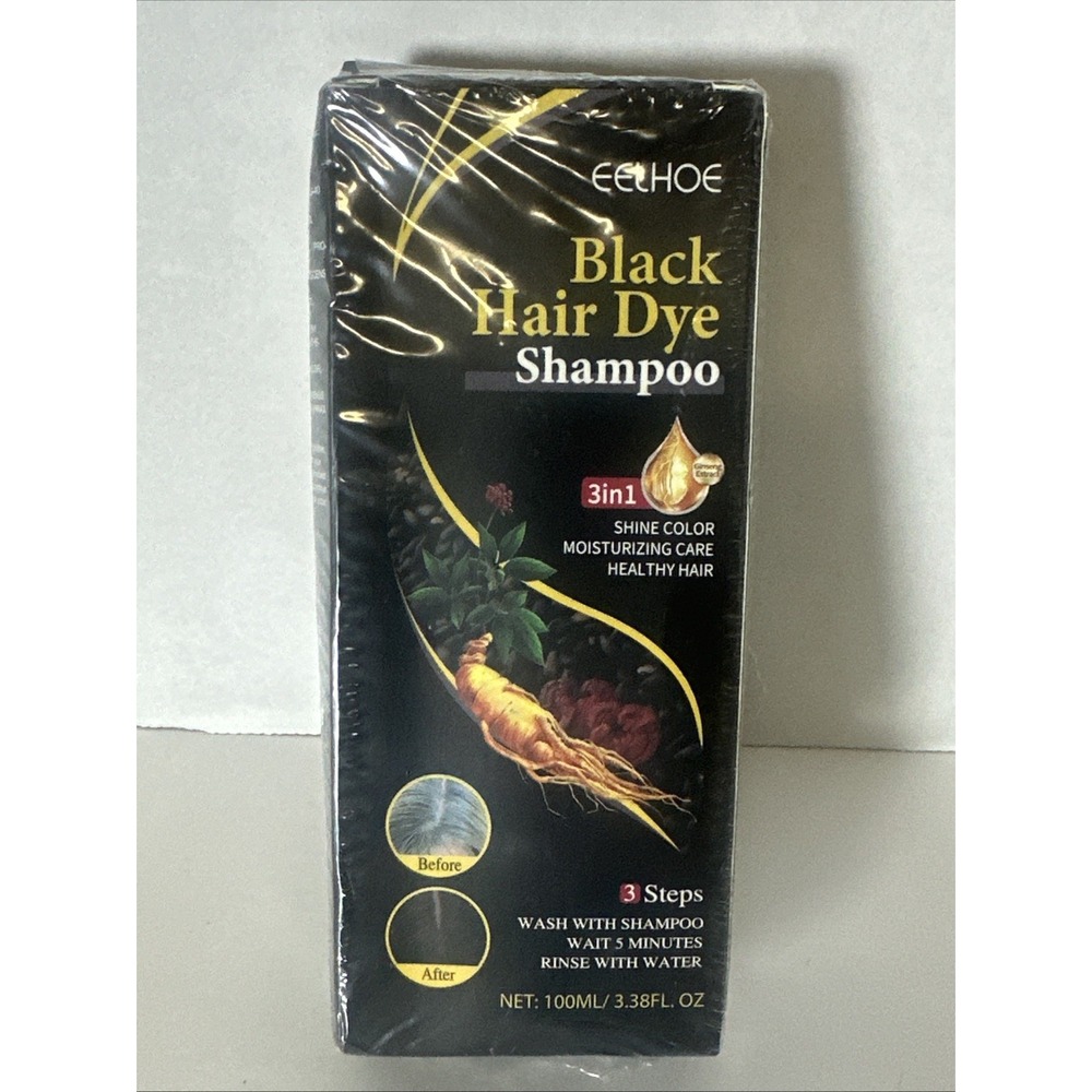 NEW Hair Dye Shampoo 3 in 1 for Women/Men for Gray Coverage Instant Hair Color